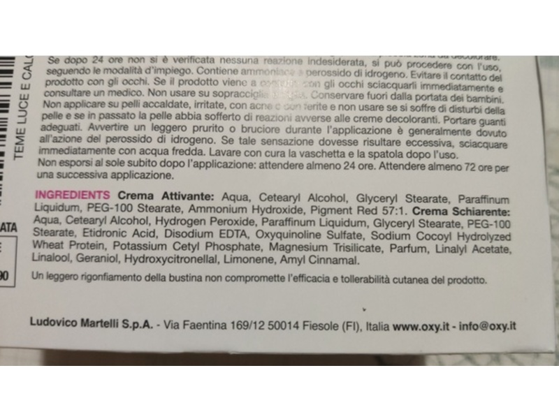 Oxy Decolorante Rapid Bustine Cream, 8 Kit