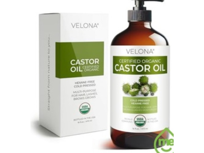 Velona Cold Pressed Castor Oil, 16 fl oz/473 mL