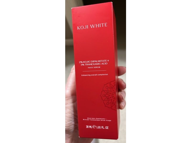 Koji White Face Serum, 2% Kojic Dipalmitate + 3% Tranexamic Acid, 1.01 fl oz/30 mL