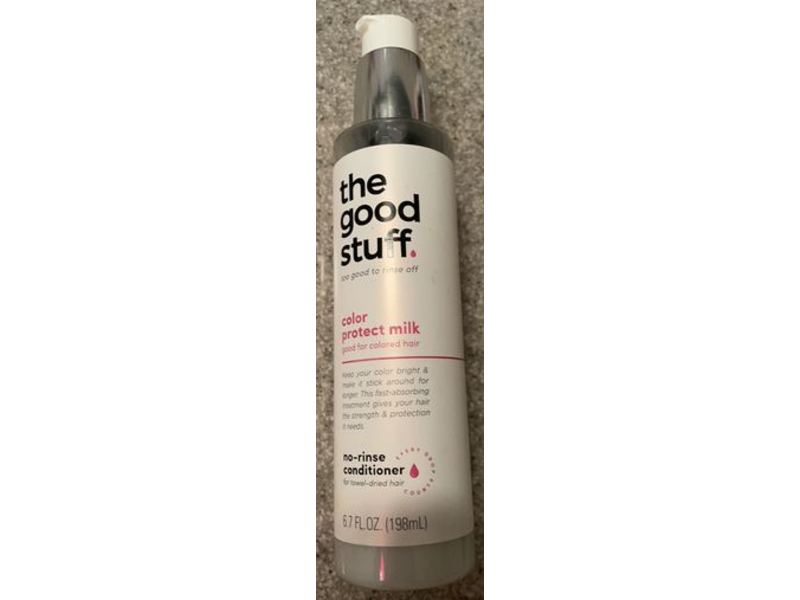 The Good Stuff No-Rinse Conditioner, Color Protect Milk, 6.7 fl oz/198 mL