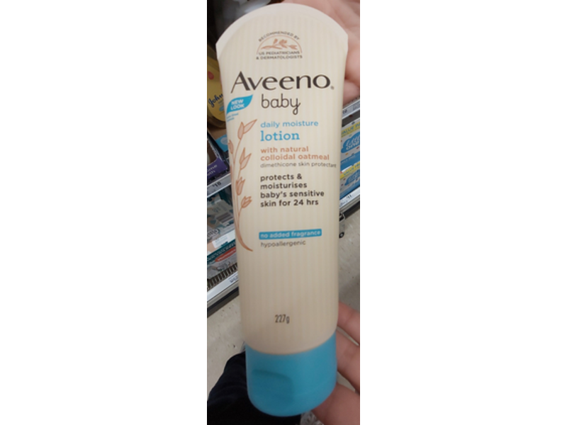 Aveeno Baby Daily Moisture Lotion, Natural Colloidal Oatmeal, 227 g