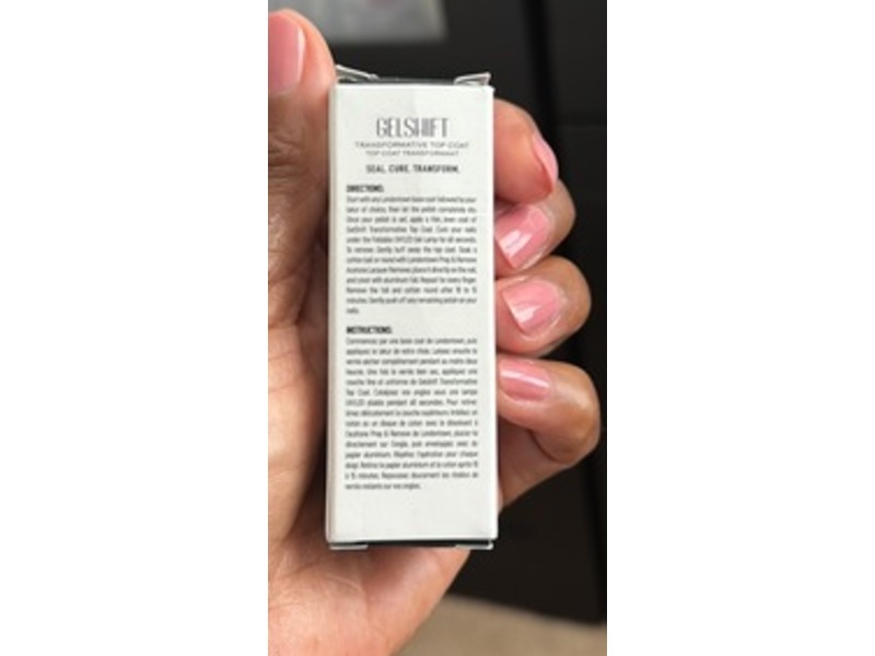 Londontown GelShift Transformative Top Coat, 0.4 fl oz/12 mL