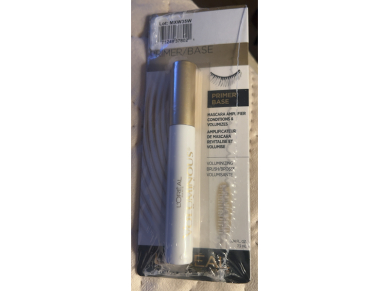 L’Oreal Paris Voluminous Primer Base Mascara, 0.24 fl oz/7.3 mL, Pack Of 2