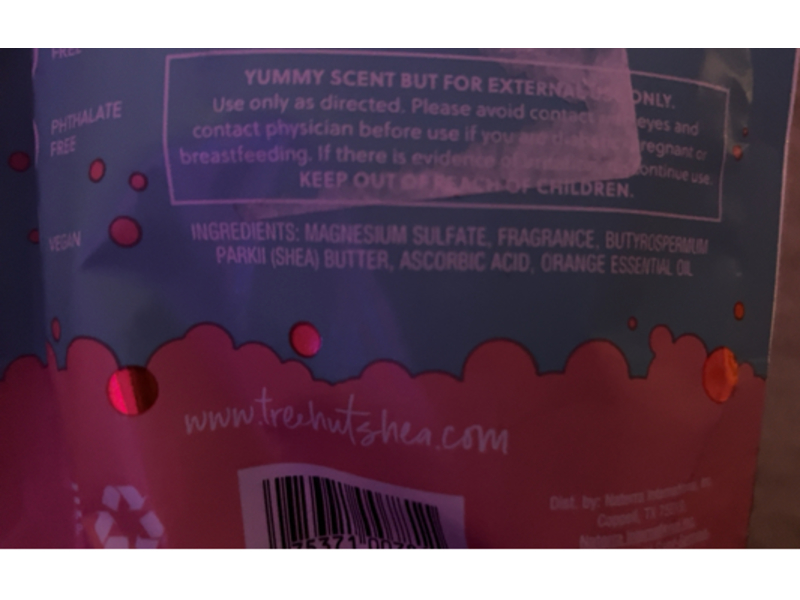 Tree Hut Moisturizing Bath Soak, Vitamin C, Orange Essential Oil + Shea Butter, 16 oz/154 g