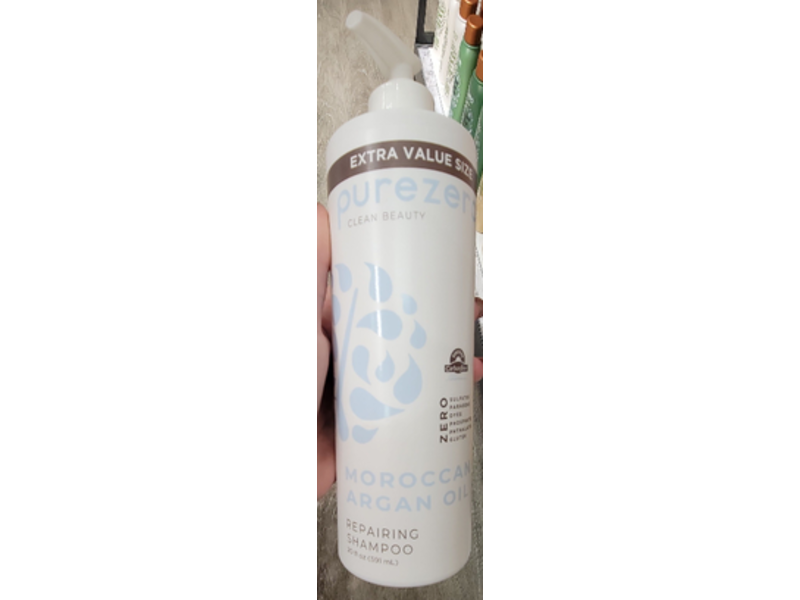 Purezero Repairing Shampoo Moroccan Argan Oil, 20 fl oz/591 mL