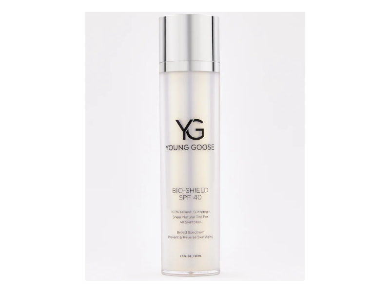 Young Goose Bio-Shield Mineral Sunscreen, SPF 40, 1.7 fl oz/50 mL.
