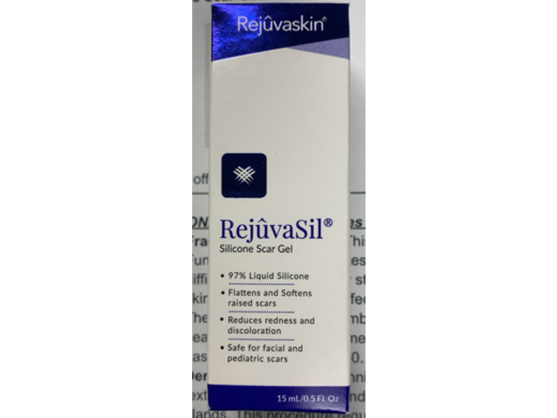 Rejuvaskin Rejuvasil Silicone Scar Gel, 0.5 fl oz/15 mL