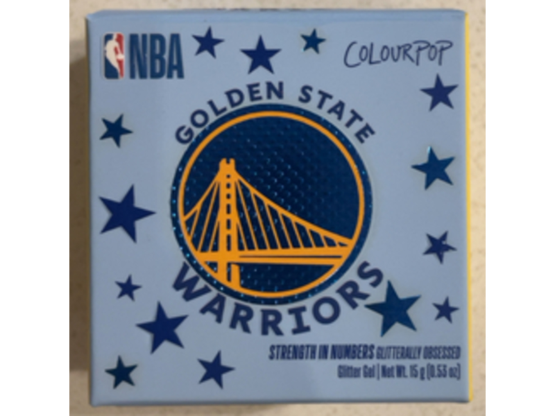 Colourpop Golden State Warriors Glitterally Obsessed Glitter Gel, Strength In Numbers, 0.53 oz/15 g