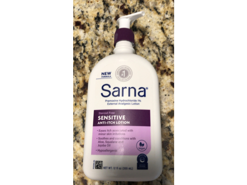 Sarna Sensitive Anti-Itch Lotion, 12 fl oz/355 mL