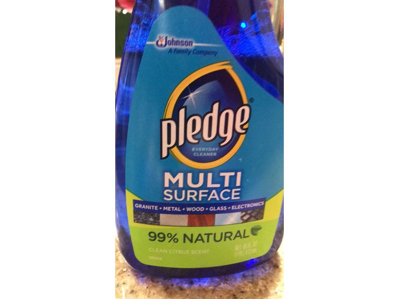 Pledge Multi Surface Cleaner, Citrus Scent, 16 fl oz/473 mL