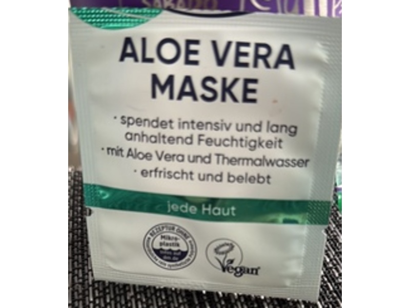 dm Balea Face Mask, Aloe Vera, 8 mL, Pack Of 2, 5 Packs