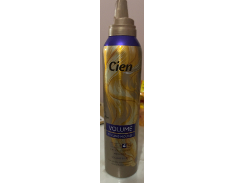 Cien Volume Styling Mousse, 4 Extra Strong, 250 mL