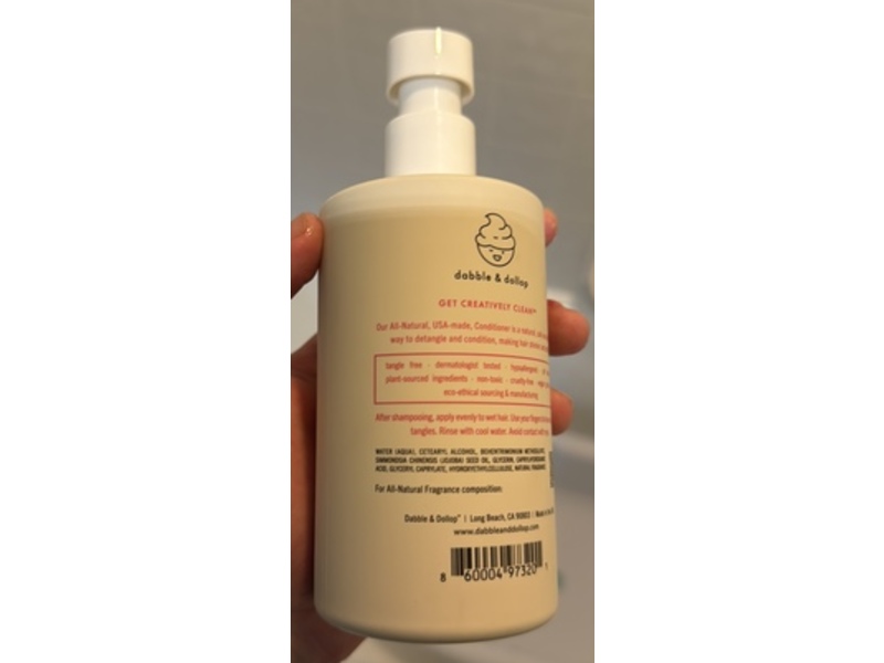 Dabble & Dollop Conditioner, Cherry on Top, 10 fl oz/296 mL
