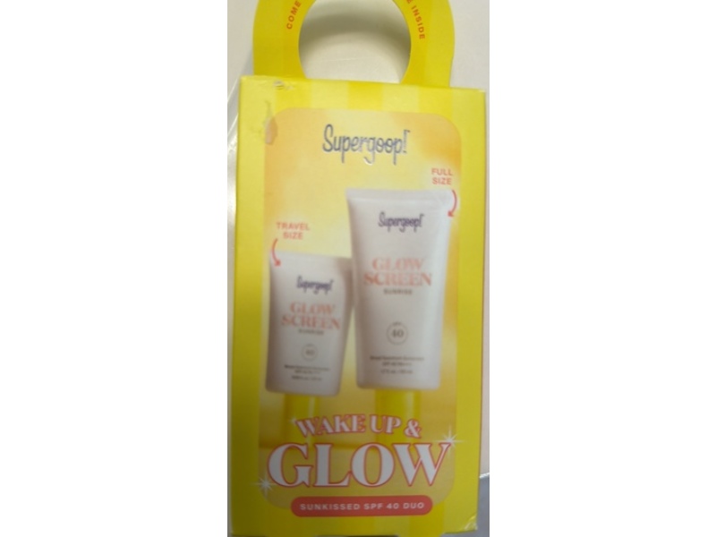 Supergoop! Wake Up & Glow Sunkissed Duo, SPF 40 PA+++