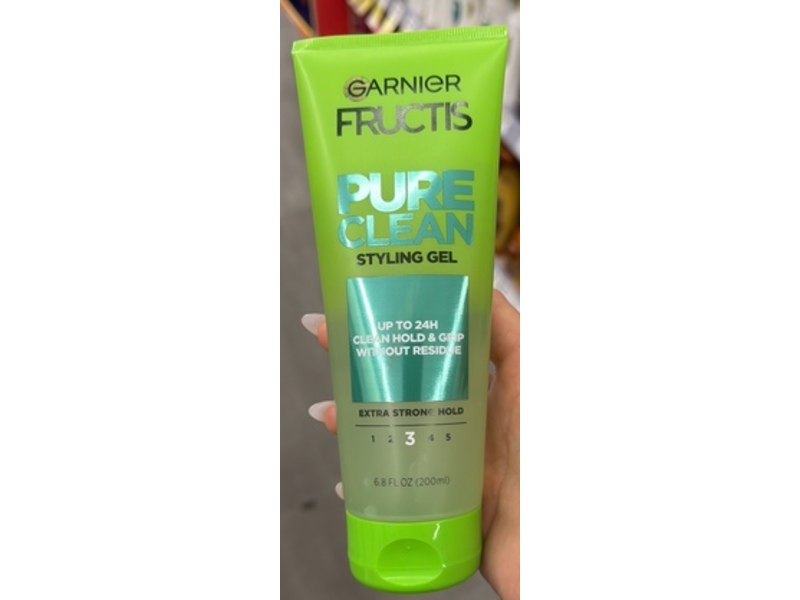 Garnier Fructis Pure Clean Styling Gel, 6.8 fl oz/200 mL