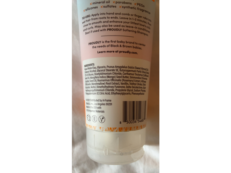 Proudly Nourishing Heavy Conditioner, Sweet Vanilla, 9 fl oz/266 mL