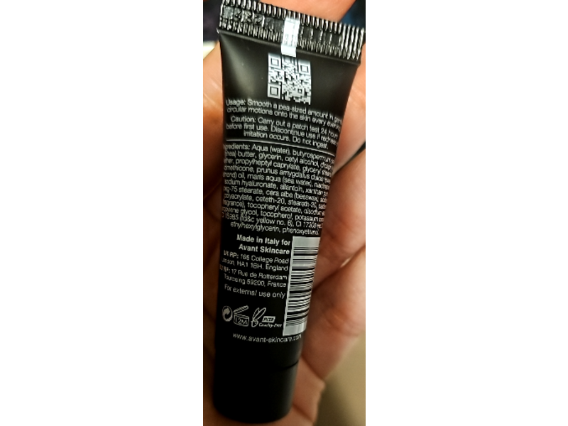 Avant Deluxe Vivifying Face & Eye Night Cream, Hyaluronic Acid, 0.34 fl oz/10 mL