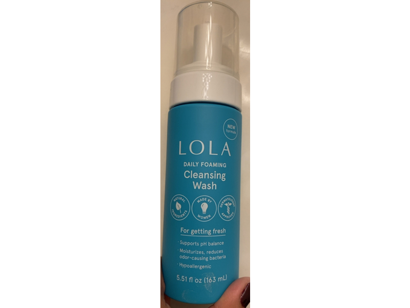 Lola Daily Foaming Cleansing Wash, 5.51 fl oz/163 mL