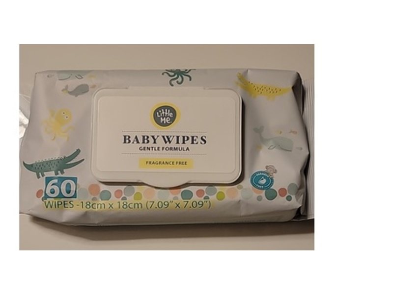 Little Me Gentle Formula Baby Wipes, 60 Count, Pack Of 3