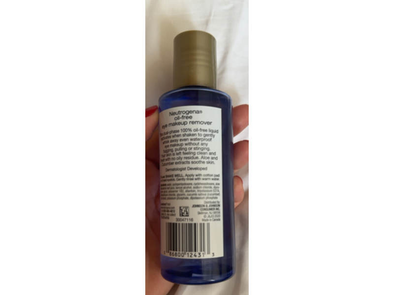 Neutrogena Eye Makeup Remover, 3.8 fl oz/112 mL, ,Pack Of 4