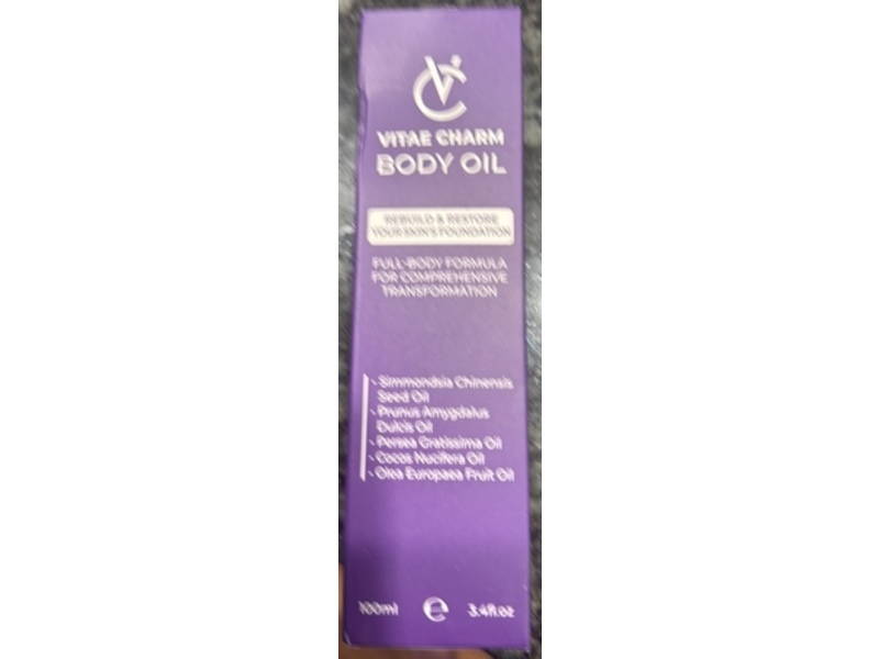 Vitae Charm Body Oil, 3.4 fl oz/100 mL