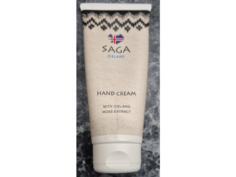 Saga Iceland Hand Cream, Iceland Moss Extract, 100 mL