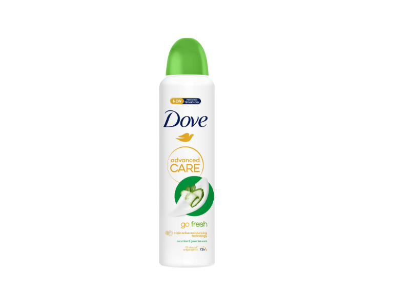 Dove Advanced Care Go Fresh Antiperspirant Deodorant, Cucumber & Green Tea Scent, 200 mL