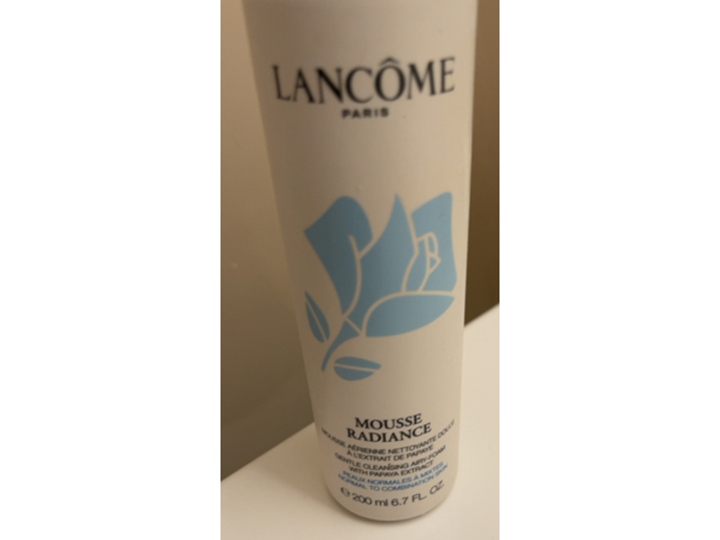 Lancome Mousse Radiance gentle Cleansing Airy - Foam, Papaya Extract, 6.7 fl oz/200 mL