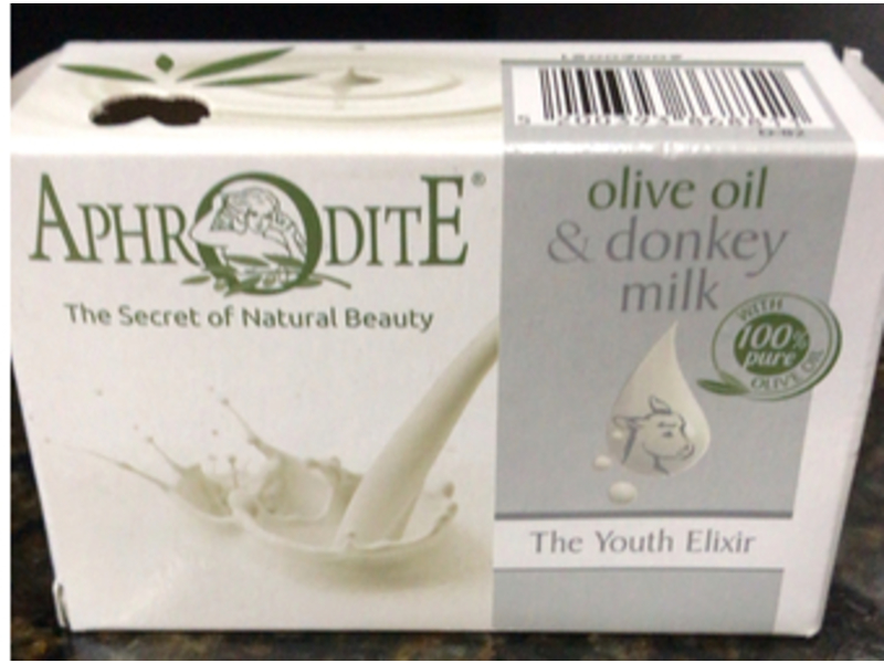 Aphrodite Skin Care Bar, Olive Oil & Donkey Milk, 3.53 oz/100 g
