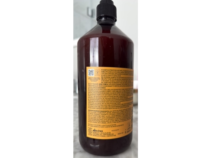 Davines Natural Tech Nourishing Shampoo, 33.81 fl oz/1000 mL