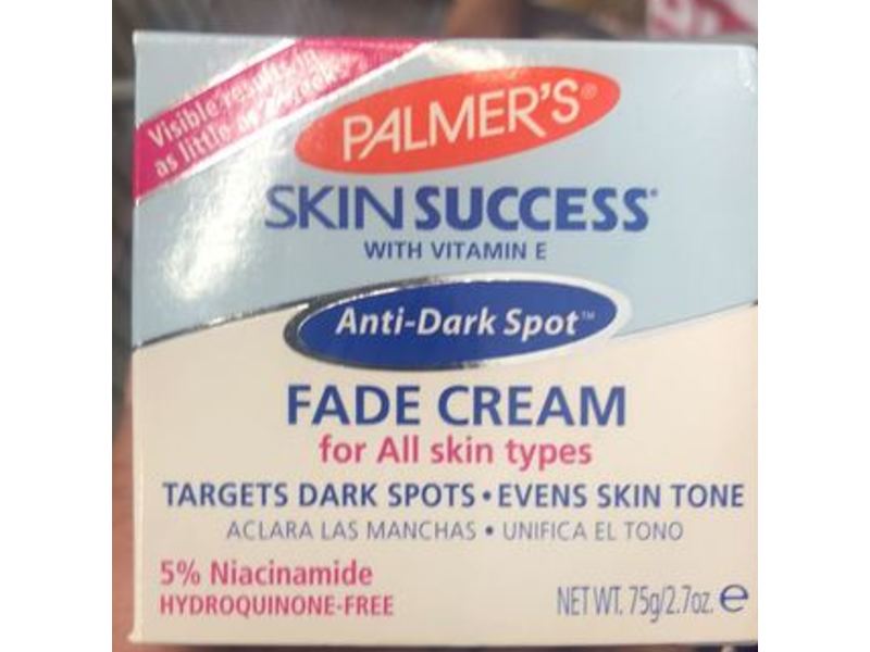 Palmer's Skin Success Fade Cream, Anti-Dark Spot, Vitamin E, 2.7 oz/75 g
