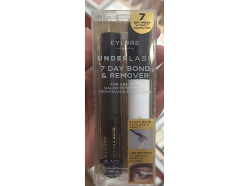Eylure Underlash 7 Day Bond & Remover Kit, Black