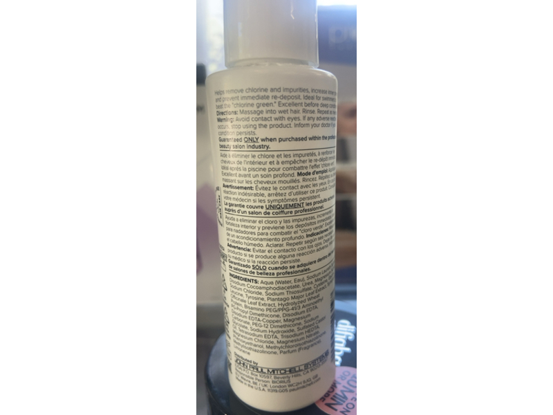 Paul Mitchell Shampoo Three, Clarifying, Removes Chlorine, 3.4 fl oz/100 mL