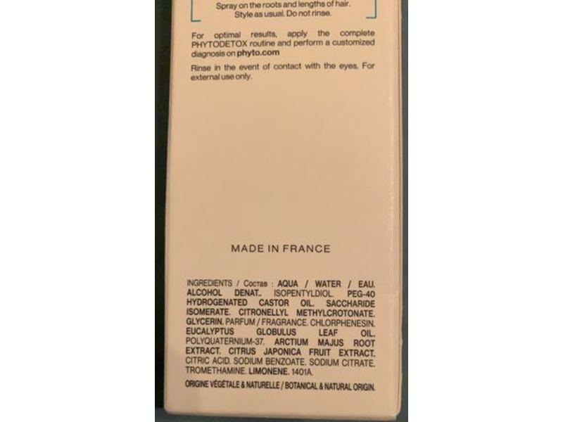 Phyto detox Rehab Mist, 5.07 fl oz/150 mL