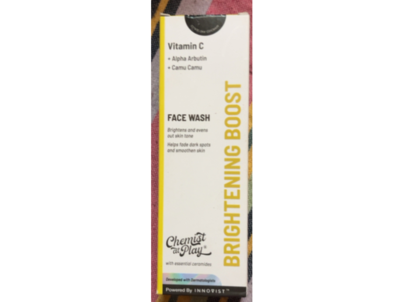 Chemist At Play Brightening Boost Face Wash, 3.38 fl oz/100 mL