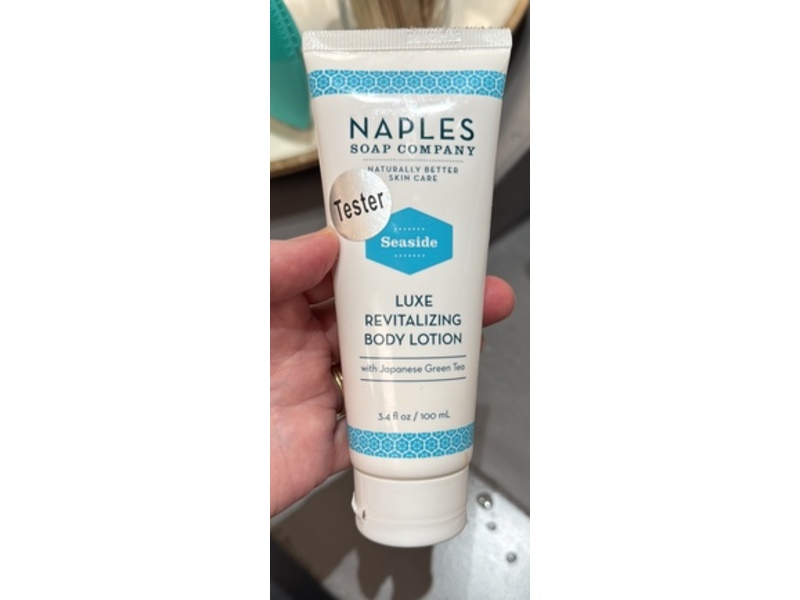 Naples Soap Company Luxe Revitalizing Body Lotion, Seaside, 3.4 fl oz/100 mL