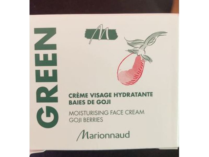 Green Moisturizing Face Cream, Goji Berries, 50 mL