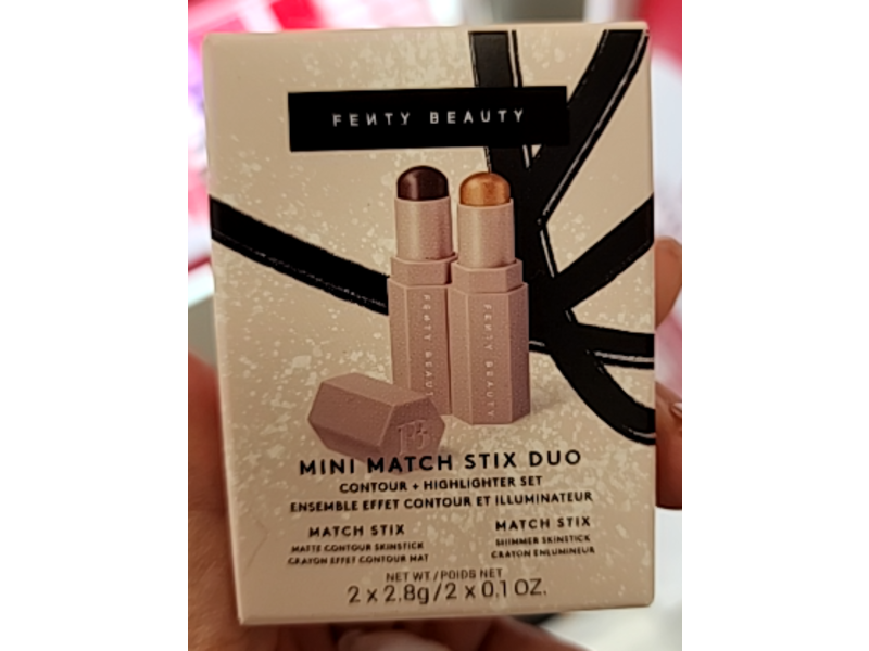 Fenty Beauty By Rihanna Mini Match Stix Duo Contour + Highlighter Set, Deep, 0.1 oz/2.8 g