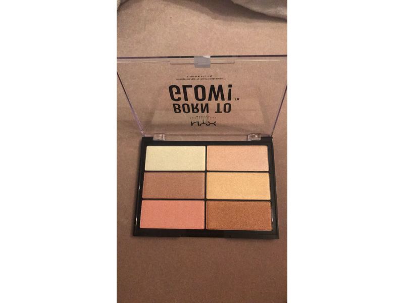 NYX Professional Makeup Born To Glow Highlighting Palette, 0.19 Ounce