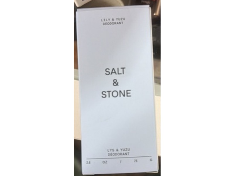 Salt & Stone Deodorant, Lily & Yuzu, 2.6 oz/75 g