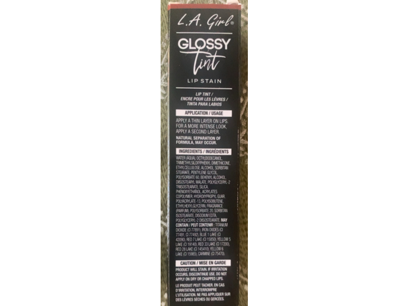 L.A.Girl Lip Gloss Tint, Captivating GLC708, 0.1 oz/2.9 g