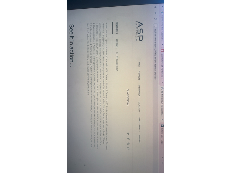 ASP Infiniti Permanent Hair Color, 5.0x, 3.4 fl oz/100 mL