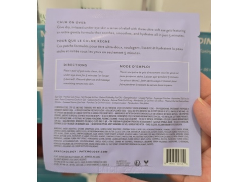 Patchology Skin Remedy Soothing Eye Gels, 1 Pair