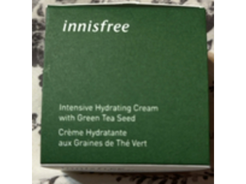 Innisfree Intensive Hydrating Facial Cream, Green Tea Seed, 0.67 fl oz/20 mL