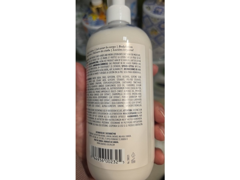 Crabtree & Evelyn Body Lotion, Vanilla & Shea Butter, 16.9 fl oz/500 mL