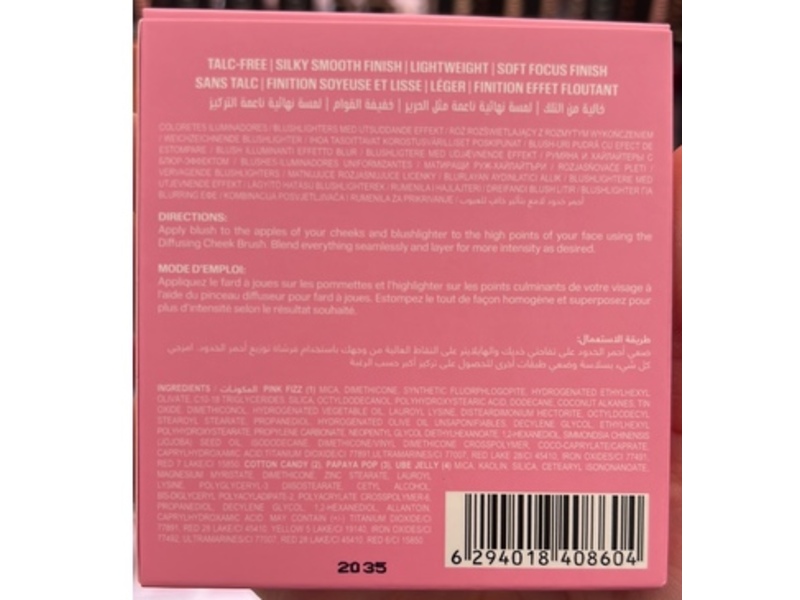 Huda Beauty Blush Filter Palette, Baby Pink, 0.26 fl oz/7.5 g