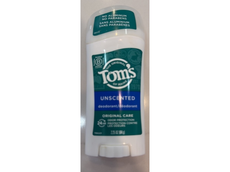 Tom's Of Maine Deodorant, 2.25 oz/64 g