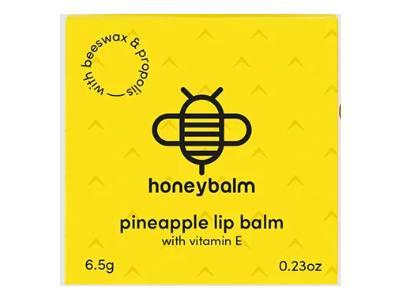 Honeybalm Lip Balm, Pineapple, 0.23 fl oz/6.5 g