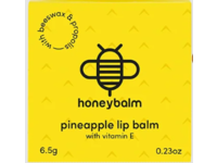 Honeybalm Lip Balm, Pineapple, 0.23 fl oz/6.5 g - Image 2