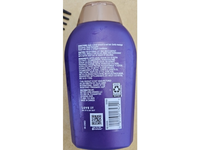 Signature Select Shampoo, Biotin & Collagen, 13 fl oz/384 mL